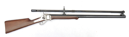 Nesbitt’s heavy Sharps Bridgeport in 45-90 by C. Sharps Arms with the full-length MVA 6X scope.